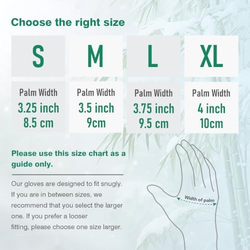 COOLJOB 1 pair Winter Touchscreen Work Garden Gloves, Acrylic Liner,M