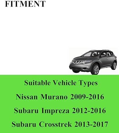 3 Wipers Fits Subaru Impreza 2012-2016/Crosstrek 2013-2017(Set of 3)