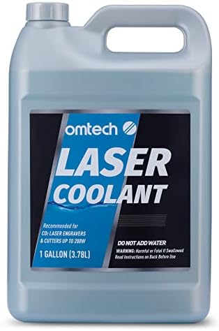 OMTech 1 gal Non-Conductive CO2 Laser Coolant, Prediluted