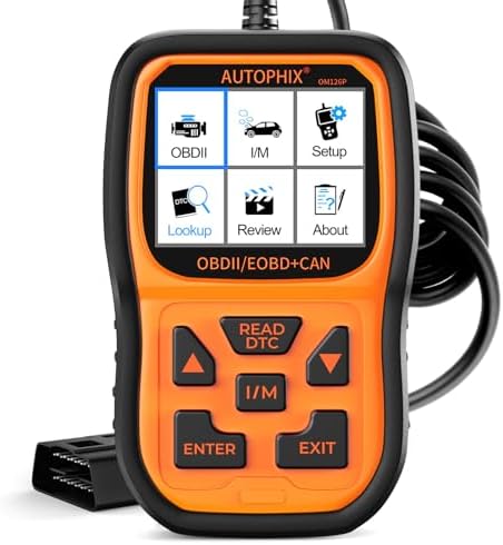 AUTOPHIX OM126P OBD2 Scanner, Check Engine Light Code Reader for OBD2 Cars