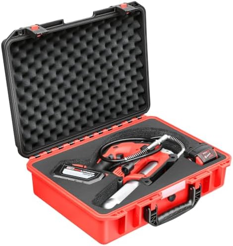 Hard Case for Milwaukee Grease Gun: Cordless Tool M18(2646-20)/M12(2446-20)