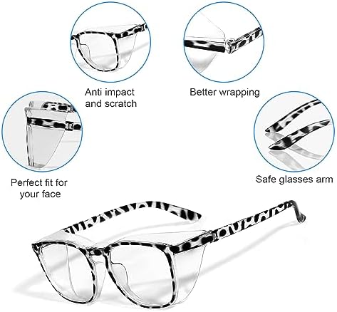 Safety Glasses Goggles for Women Girls Anti Fog Protective Eyewear Glasses