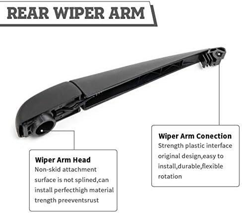Rear Windshield Wiper Arm & Blade for Jeep Grand Cherokee 2014-2022