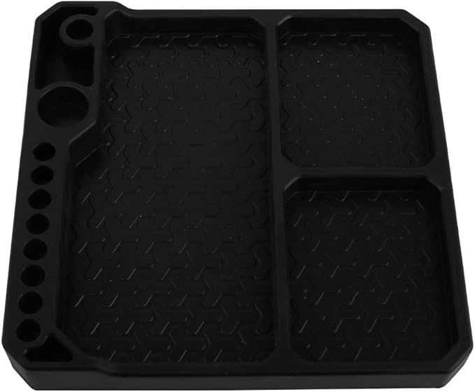 Silicone Tool Tray, Parts Tray Organizer with Tool Stand