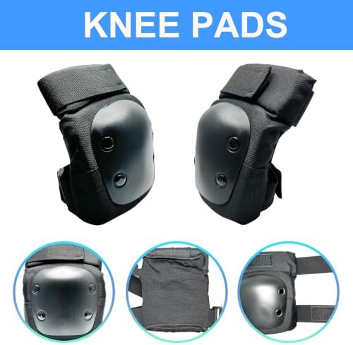 Knee Pads and Elbow Pads,Wrist Guards Set for 8-15 Years Old Kids