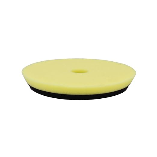 Maxshine 6" Universal Polishing Foam Pad – Low Profile Hook & Loop Pad with Rubber Backing – Compatible with Long Throw DA Polishers – EVA Foam for Heat & Pressure Absorption
