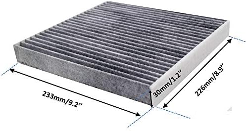 3 Pack FD134 Cabin Air Filter For Civic,Croostour,CR-V,Odyssey,Pilot,Ridgeline Replacement for CF10134,CP134,80292-SDA-A01,80292-SDC-A01