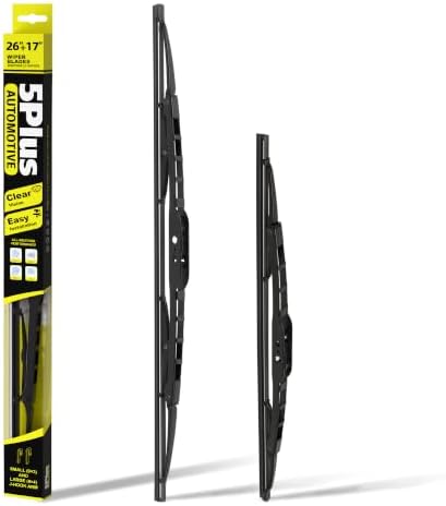 5 PLUS® 26"+17" Silicone Wiper Blades Fits 2014‑2023 INFINITI Q50