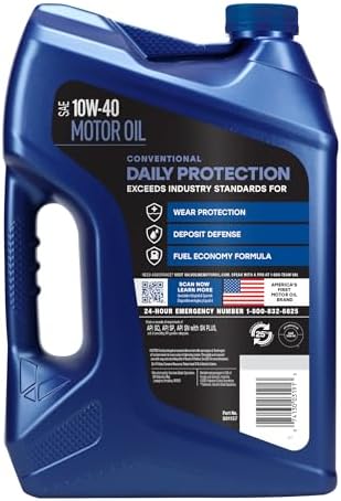 Valvoline Daily Protection 10W-40 Conventional Motor Oil 5 QT (Packaging May Vary)