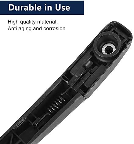 X AUTOHAUX Car Rear Windshield Wiper Blade Arm Set for Jeep Cherokee KL 2014-2019 14 Inch
