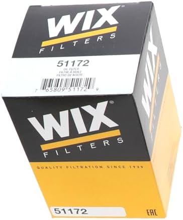 WIX 51172 Oil Filter Replacement, Built for Synthetic and High Mileage Oil - Compatible with Adams, IHC Tractors, Yale-Towne