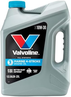 Valvoline 4-Stroke Marine Full Synthetic Engine Oil 1 Gallon (Pack of 3)