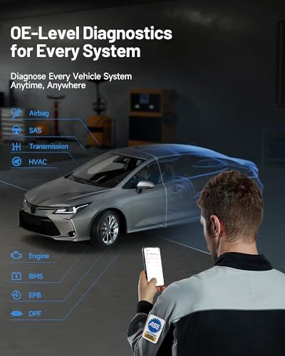 TOPDON Topscan Master OBD2 Scanner Bluetooth, Bidirectional Scan Tool
