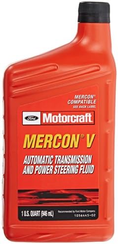 Ford Genuine XT-5-QM MERCON-V Automatic Transmission and Power Steering Fluid - 1 Quart
