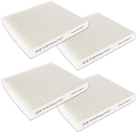 GETOPAUTO PA30093 cabin air filter Compatible with Kenworth T-680 T-880 Peterbilt 567 579 Replace X1987001 PA30093 PA4405 CAF1815P(set of 4)