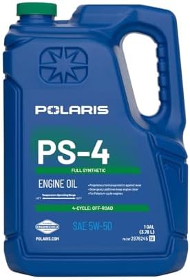 Polaris PS-4 Full Synthetic 5W-50 All-Season Engine Oil