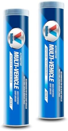 Moly-Fortified Gray Grease 14.1 OZ Cartridge VV-633| NLGI #2 GC-LB | Lithium Complex EP | 0°F to 375°F | Extreme Pressure | Automotive Chassis, Bearings, Suspension | Ford Spec Compatible | 2 Pack