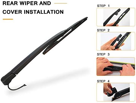 Rear Wiper Arm Blade Replacement for Chevy Tahoe Suburban GMC Yukon