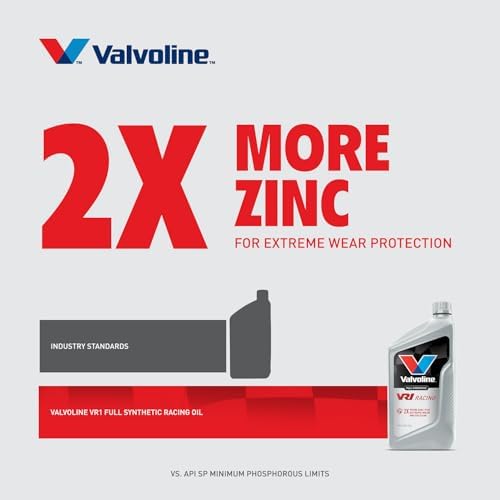 Valvoline VR1 Racing Synthetic SAE 20W-50 Motor Oil 1 QT