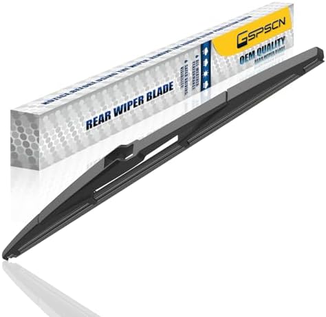 GSPSCN 14 Inch Rear Wiper Blade, OEM Quiet Streak-Free Rear Window Wiper