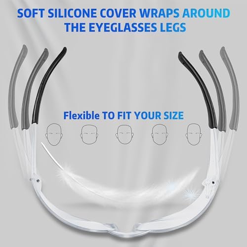 Salfboy Ansi Z87.1 Certified Safety Glasses, Bulk Protection Glasses