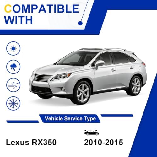 KAIYI 3 Pack Windshield Wipers Compatible with Lexus RX350 2010-2015