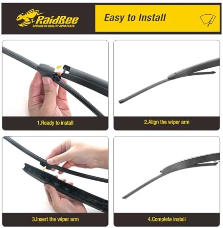 Raidbee® 11 inch Silicone Rear Wiper Blade Replacement for BMW X3 21-18 Escape 2022-2013,Expedition 2022-2018 Back Windshield Wiper Blade (11-G)