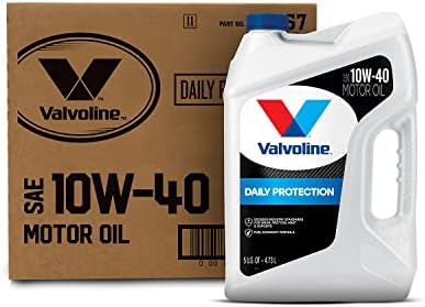 Valvoline Daily Protection SAE 10W-40 Conventional Motor Oil 5 QT, Case of 3
