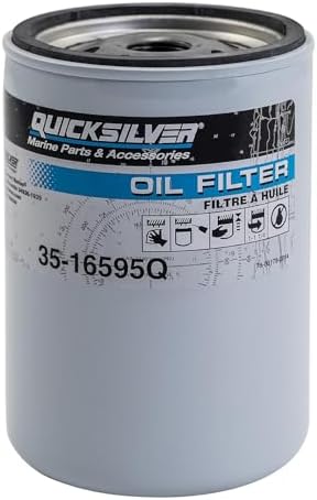Quicksilver 16595Q Oil Filter for MerCruiser High Performance V8 Engines