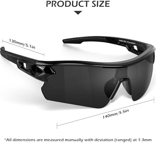 OXG Work Safety Glasses for Men Women, ANSI Z87.1 UV Protection