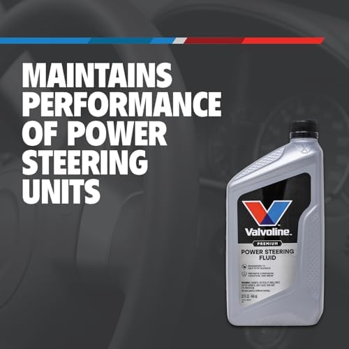 Valvoline Power Steering Fluid, Maintains Performance & Condition, Prevents Squealing, Inhibits Wear & Oxidation, Meets GM 1050017, Chrysler 5931 & Ford M2C195-A, 32oz