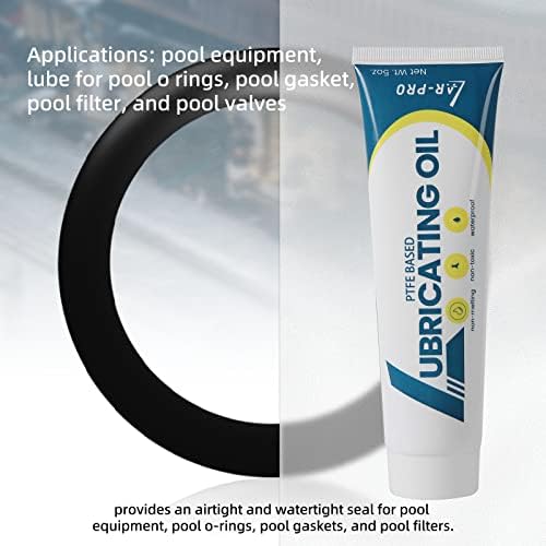 (2-Pack) AR-PRO 5oz General-Purpose Swimming Pool O-Ring Lubricant, Long-Lasting Lube for Pool O-Rings and Gaskets - Industry Standard Teflon-Based Lubricant and Sealant