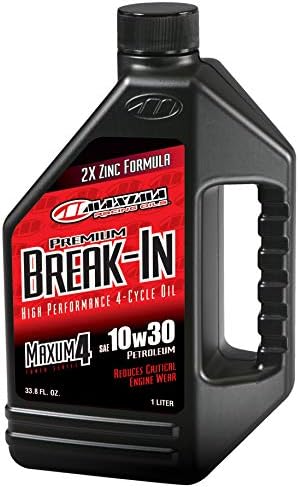 Maxima Racing Oils 30-10901-3PK Premium Break in 10w30 Motorcycle Engine Oil 1L Bottle, 3-Pack
