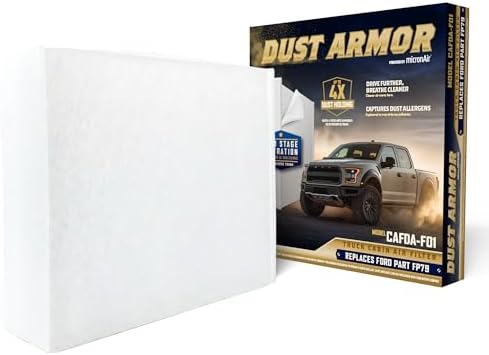 Cabin Air Filter with Advanced Dust Protection, Replacement for FP79, Fits Select Ford Models, F150 (2015-2026), F-Series SUPER DUTY (2017-2026), Expedition (2018-2026), and More
