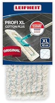 Leifheit Profi Cotton Plus Floor Wiper Cover, Folded, Stone Floor and Tiles, 55117