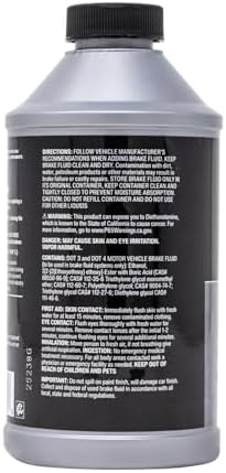 Valvoline DOT 3 & 4 Synthetic Brake Fluid, 12 oz
