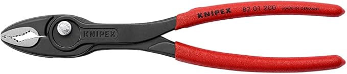 KNIPEX High Leverage Diagonal Cutters (7401250SBA), 10 inches and KNIPEX TwinGrip Pliers