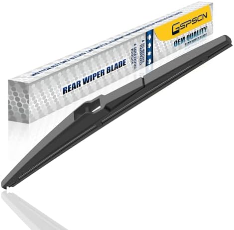 GSPSCN 12 Inch Rear Wiper Blade, OEM Quiet Streak-Free Rear Window Wiper
