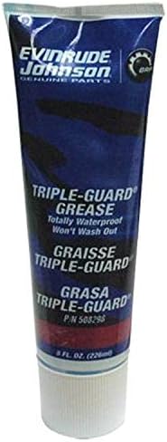 OEM BRP Johnson Evinrude Triple-Guard Marine Grease 8 oz Tube 0508298