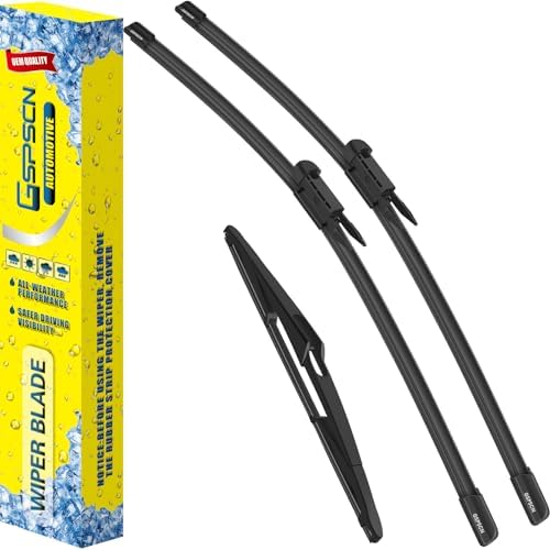 GSPSCN Wipers fits Ford C-Max 2013-2018 Windshield Wiper Blades (3 Pack)