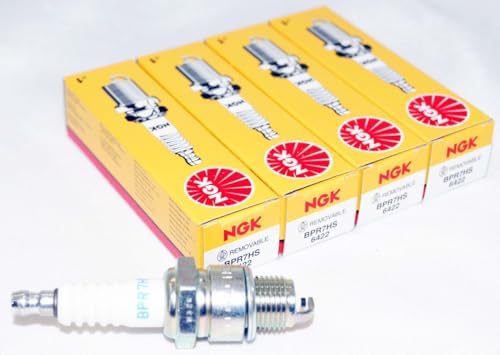 4x NGK BPR7HS Spark Plugs (6422) (NGK6422X4)