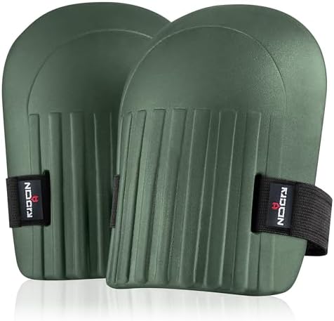 NoCry Gardening Knee Pads for Women and Men – Waterproof Foam Padding in a Lightweight Yet Durable Design; Easy to Wear with Adjustable Elastic Hook-and-Loop Straps – Ideal for the Garden and Yard Work