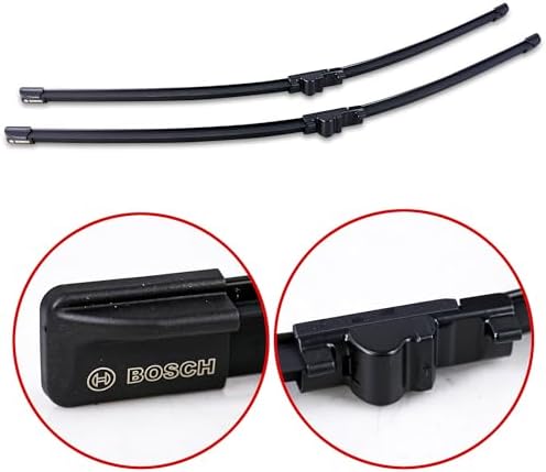 BOSCH 3397118942 AeroTwin Wiper Blades - Set of 2 (26"& 26") Side Lock 19mm