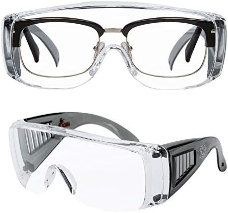 UNCO- Safety Goggles Over Glasses, Protective Goggles, Anti Fog, Work, Safety Glasses Over