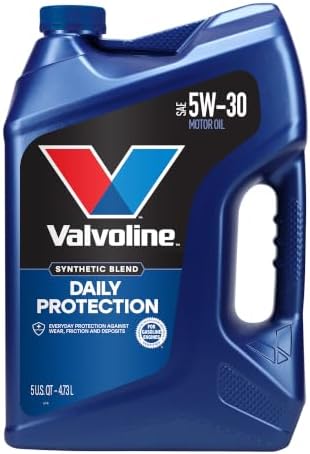 Valvoline Daily Protection SAE 5W-30 Synthetic Blend Motor Oil 5 QT