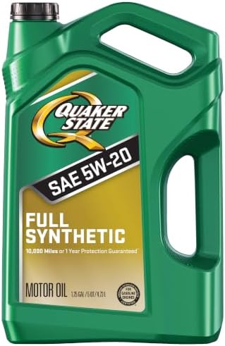 Quaker State Full Synthetic 5W-20 Motor Oil, 5-Quart