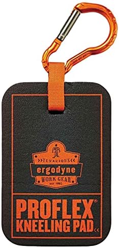Ergodyne - 18565 ProFlex 365 Mini Kneeling Pad with Carabiner, 4" x 6" x 1", Black
