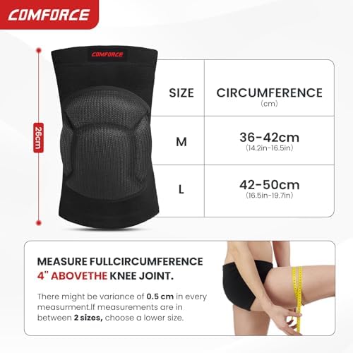 Knee Pads for Men Women, Anti-slip Knee Sleeve, Sponge Knee Pads