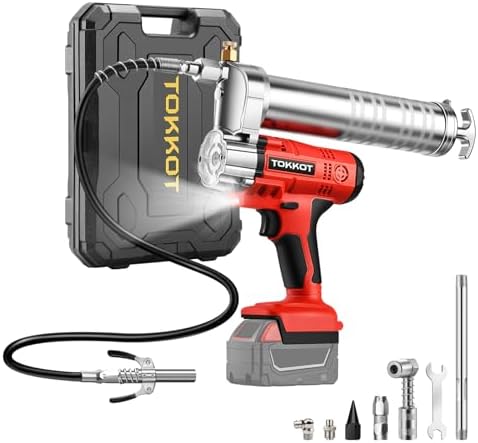 Cordless Grease Gun Compatible with Milwaukee M18 18V Battery