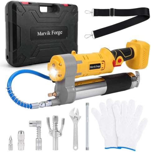 12000PSI Cordless Electric Grease Gun for Dewalt 20V Battery